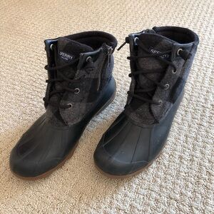 Sperry Buffalo Check Duck Boot